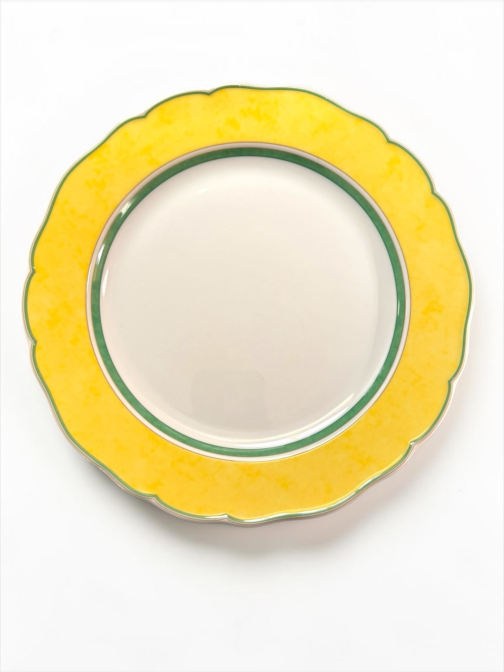 Wedgwood Summer Dream Collection Sun Porcelain Dinner Plate Yellow